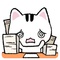 Confused Work Sticker