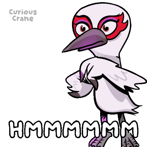 Bird Think Sticker by VeeFriends