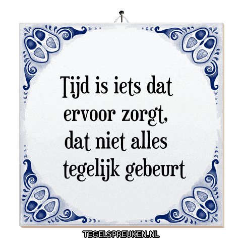 Nl Rust Sticker by Tegelspreuken.nl