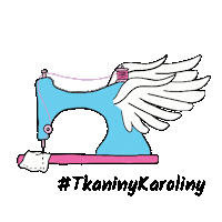 Sew Sewing Machine Sticker by Tkaniny Karoliny