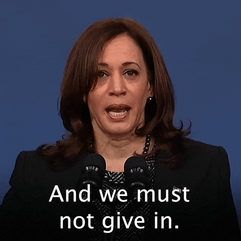 This Isnt Over Kamala Harris GIF by The Democrats