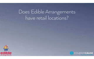 Edible Arrangements Faq GIF by Coupon Cause