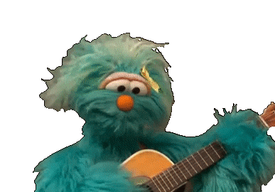 Guitar Banjo Sticker by Sesame Street