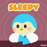Sleepy Back To School GIF by Finch Care