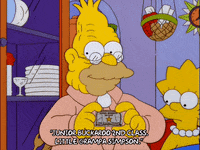 lisa simpson grampa simpsons GIF
