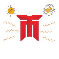 iamtommanas hi sunshine tom tmo Sticker