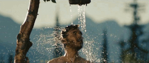 into the wild shower GIF