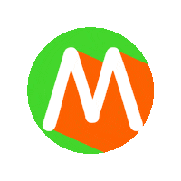 Orange Abc Sticker