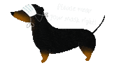 Sausage Dog Mask Sticker