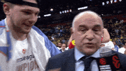 real madrid hug GIF by EuroLeague