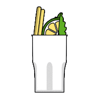 dum dum cocktail Sticker by elementicreativi