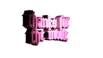 Tfti Sticker by THANKS FOR THE INVITE