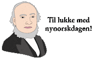 Ivar Aasen Nynorsk Sticker by Noregs Mållag