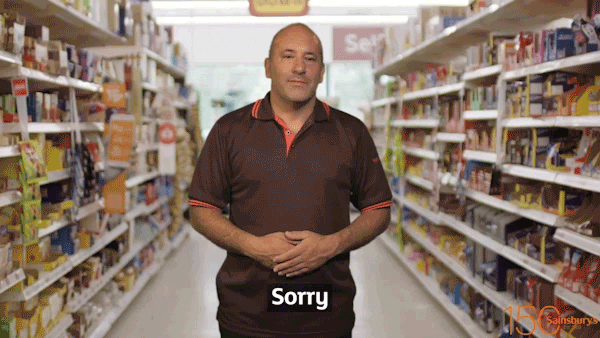 Sorry United Kingdom GIF by Sainsbury's