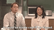 snl kissing GIF by Saturday Night Live