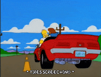 homer simpson fighting GIF