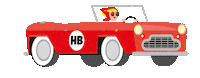 hilbrandbos retro vintage congratulations driving Sticker