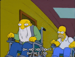 homer simpson race GIF