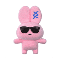 6 7 Bunny GIF by POPJOYID