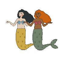 Playkidsco mermaids smallbiz toyshop playkidsco Sticker