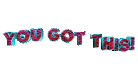 You Can Do It Good Luck Sticker by megan lockhart