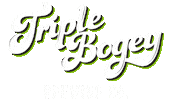 Triplebogey Golf Beer Sticker by Triple Bogey Brewing Co.