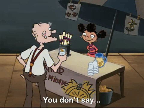 hey arnold nicksplat GIF