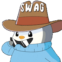 Swag Deal With It Sticker by Pudgy Penguins