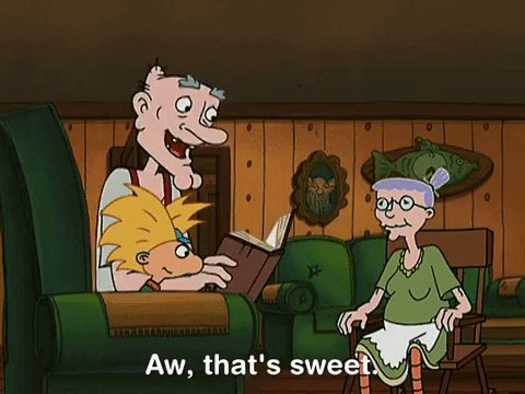hey arnold nicksplat GIF