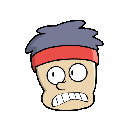 Scared Dwt Sticker by dowithtera