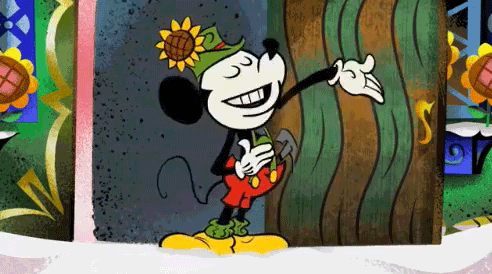 Mickey Mouse Singing GIF