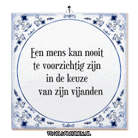 Spreuk Reflectie Sticker by Tegelspreuken.nl