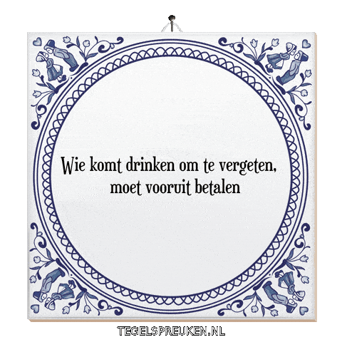 Wijsheid Ontspanning Sticker by Tegelspreuken.nl