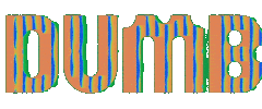 Glitch Text Sticker
