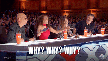 confused americas got talent GIF by NBC