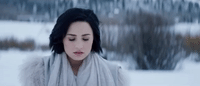 demilovato snow winter demi lovato cold GIF