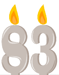 Birthday Flickering Sticker