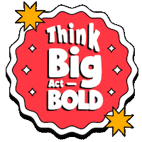 BignboldCreative big think bold act Sticker