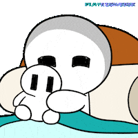 Tired Good Night Sticker by Playgigaverse
