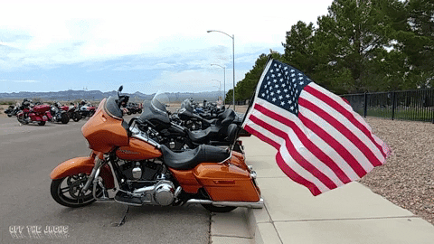 offthejacks giphyupload usa motorcycle american flag GIF