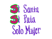 Unoseistres mujer unoseistres si santa Sticker