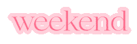 Weekend Sticker by Irisworks4you