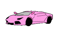 Pink Car Sticker by 1900BADDEST
