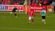 Goal Striker GIF by Cliftonville Football Club