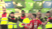 Celebration Congratulations GIF by Cliftonville Football Club