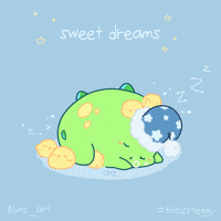 thisissteggy kawaii sleep sleeping dino GIF