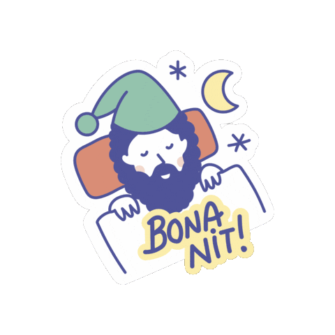 Bona Nit Sticker by Gnomo