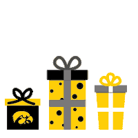 christmas hawkeyechristmas Sticker by University of Iowa