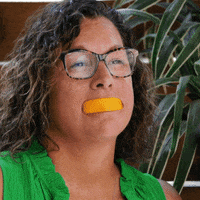 askpivot weird orange punch GIF