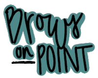 makeup point Sticker by Boulder Brows